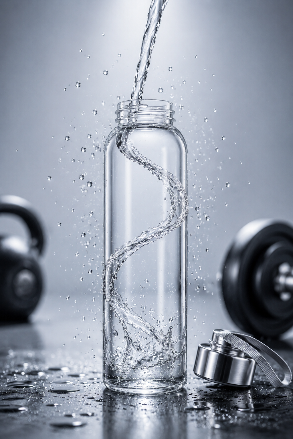 STELONI Clear Sports Water Bottle — BPA-Free, Leak-Proof & Large Capacity