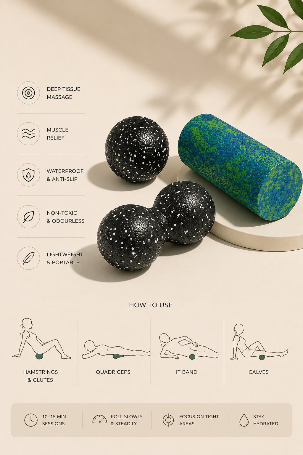 STELONI EVA Foam Roller