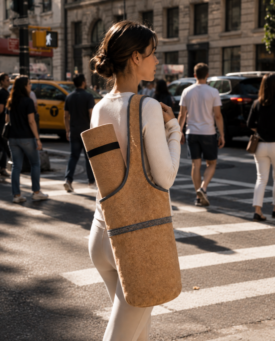 STELONI Cork Yoga Backpack